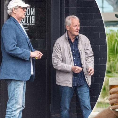 Chevy Chase And Paul Hogan Spotted In Brunswick