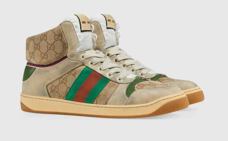 dirty gucci trainers