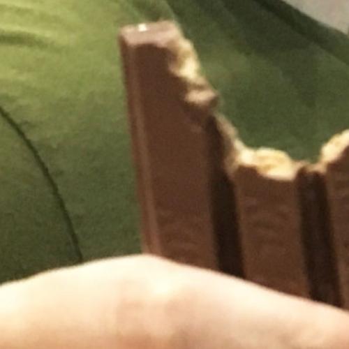 This Guy Is Eating A Kit-Kat All Wrong