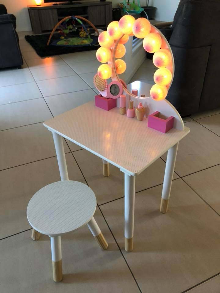 kmart kids makeup table