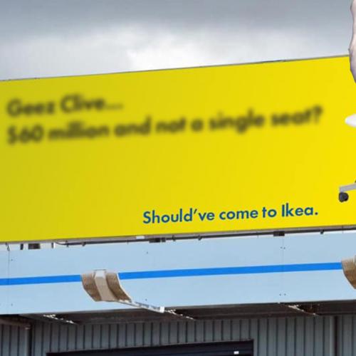 Ikea Roast Clive Palmer With This Very Cheeky Billboard