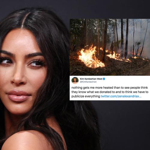 Kim Claps Back At Fan Saying The Kardashians Weren't Doing Anything For Bushfire Relief