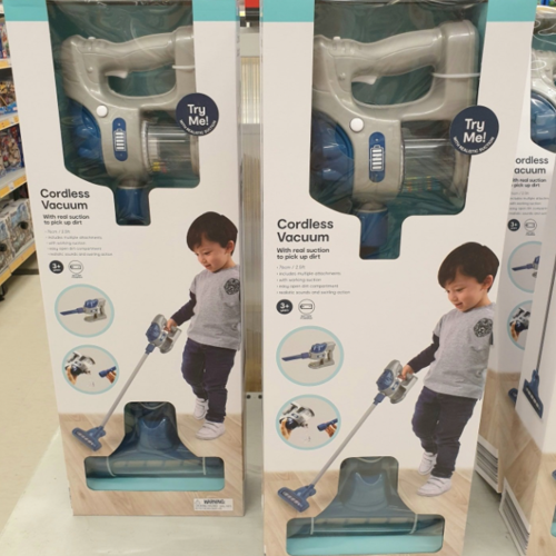 Kmart Is Now Selling Vacuums For Kids That Actually Pick Up Dirt