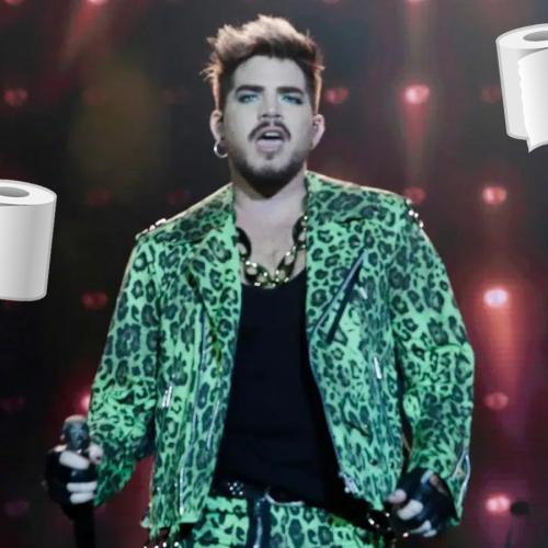 "I Have One Of Those Spray Toilets": Adam Lambert On The Toilet Paper Crisis