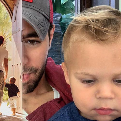 Video Of Enrique Iglesias Making His Son Giggle Is Exactly What We Need During This Tough Time