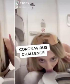 Disgusting New ‘Coronavirus Challenge’ Sees Young People LICKING Airplane Toilet Seats