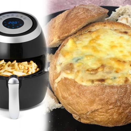 People Are Now Using Their Air Fryers To Create Cheese & Bacon Cob Loaves