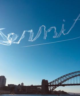 Watch As "Eternity" Is Written In Sydney Skies This Afternoon!