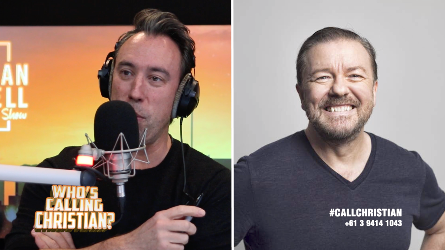 Who's Calling Christian? Ricky Gervais!