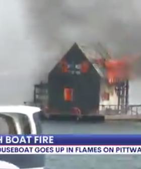 Luxurious Sydney Houseboat Goes Up In Flames