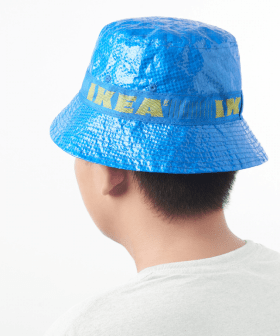 IKEA's Iconic Blue Shopping Bag Has Been Transformed Into A Hat!