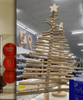 Social Media Cringes At $89 Wooden Christmas Tree From Target
