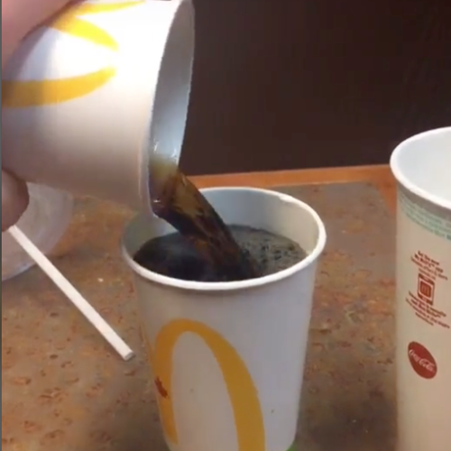 Video Appears To Expose McDonald's Cup Sizes, Sparking Outrage Online