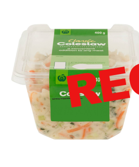 Woolworths Have Recalled Their Coleslaw Over Salmonella Fears
