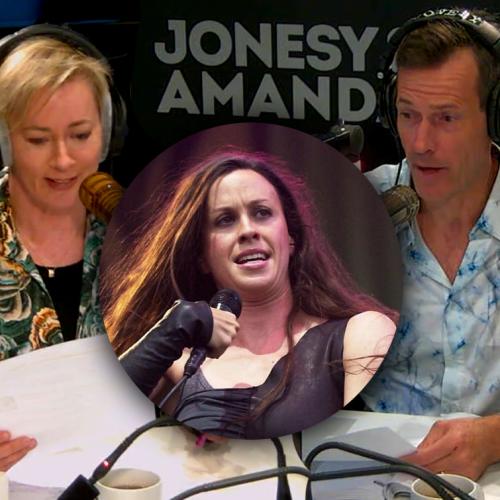 Alanis Morissette Teaches Jonesy & Amanda How To Pronounce Her Name