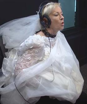 Amanda Keller Tries The 'BRIDAL BUDDY' So She Can Use The Toilet In Her Wedding Dress