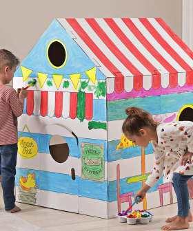 Parents Are Going Wild For Kmart's $29 Cardboard Cubby Houses