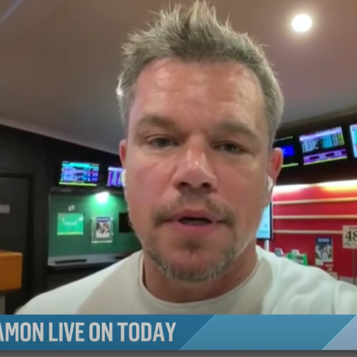 Matt Damon Does Live Interview From A TAB Like A True Blue Aussie