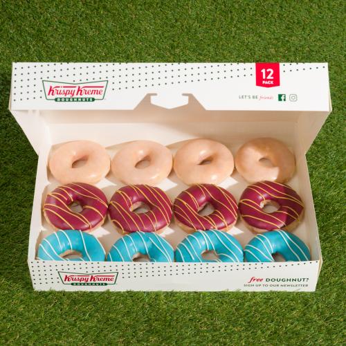 Krispy Kreme Is Doing State Of Origin Blues Vs. Maroons Doughnuts!