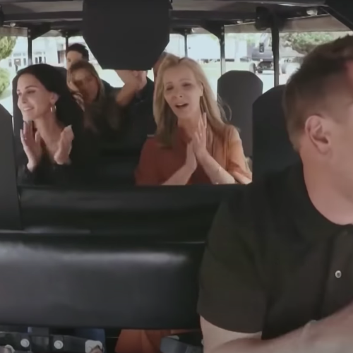 The 'Friends' Cast Get Emotional, Singing Theme Song In Carpool Karaoke