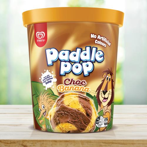 Paddle Pop Has Released Choc Banana Swirled Tubs Of Ice Cream!