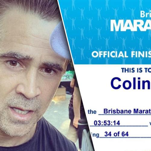 Colin Farrell Wanted His Brisbane Marathon Run To Be A Secret, Officials Put On A Fanfare Instead