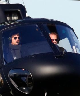 Tom Cruise Lands Helicopter In Family's Backyard And Offers Them A Ride