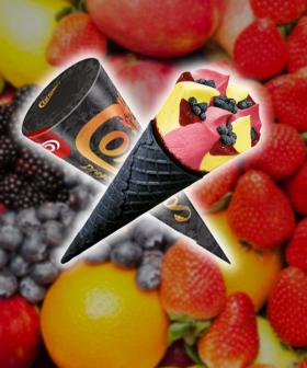 Streets Releases New Fruity Cornetto Flavour In A Black Cocoa Wafer Cone!
