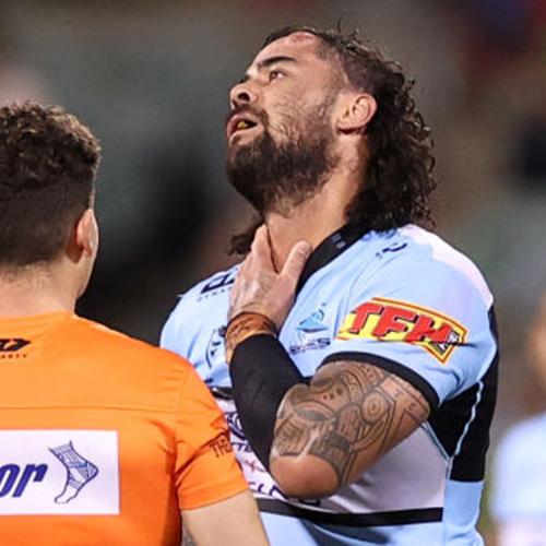 NRL's Andrew Fifita Placed In An Induced Coma After Severe Throat Injury