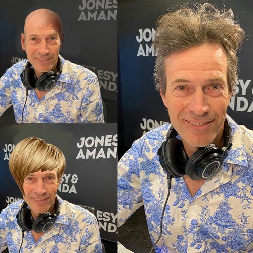 Jonesy Accepts Amanda Keller's Offer To Cut His Hair LIVE On Air