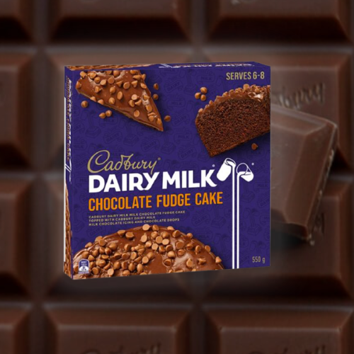 Sara Lee & Cadbury Have Released A Brand New Dairy Milk Chocolate Fudge Cake