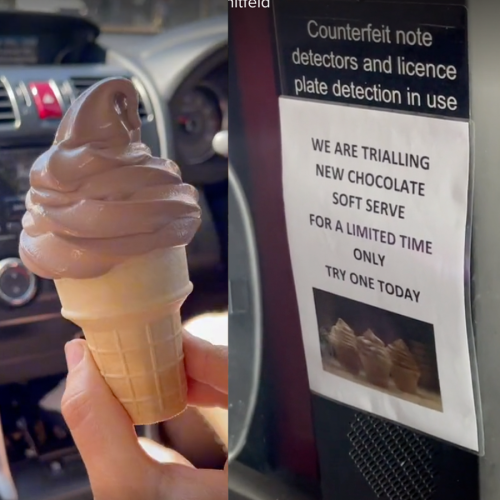 McDonald's Launches A CHOCOLATE Soft Serve Ice Cream!