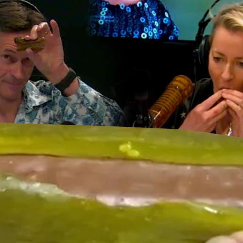 We Try 'Snickles' - A Snickers Bar Stuffed Into A Pickle!