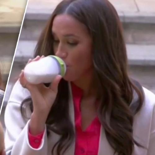 Meghan Markle Drinks Milk From A Baby's Bottle On The Ellen DeGeneres Show