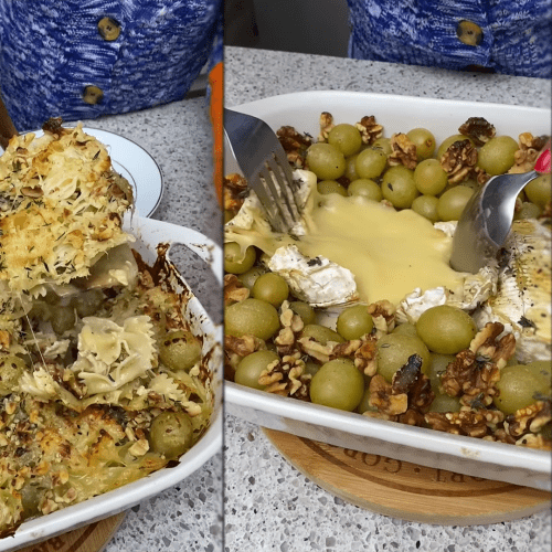 This Grape, Pasta & Cheese Recipe Is Going VIRAL But Would You Try It?