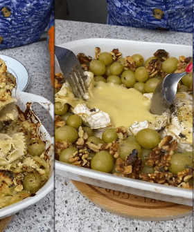 This Grape, Pasta & Cheese Recipe Is Going VIRAL But Would You Try It?