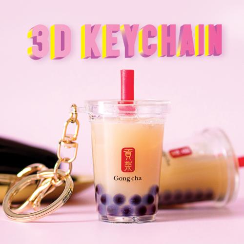 Gong Cha Is Selling Adorable Bubble Tea Keychains With Their Drinks!