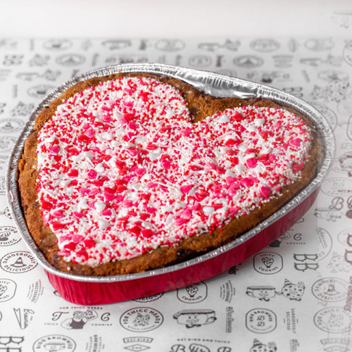 This Cookie Store Is Selling A 1kg Choc Chip Cookie Heart For Valentine's Day!