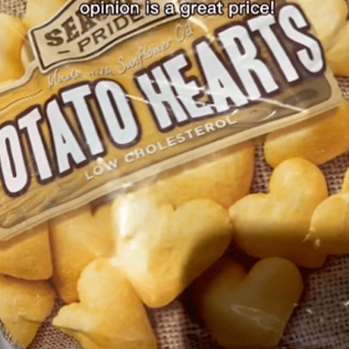 ALDI Has Stocked Yummy Potato Hearts For This Season Of Love