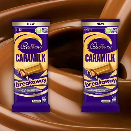 Cadbury Releases Caramilk 'Breakaway' Wafer Blocks!