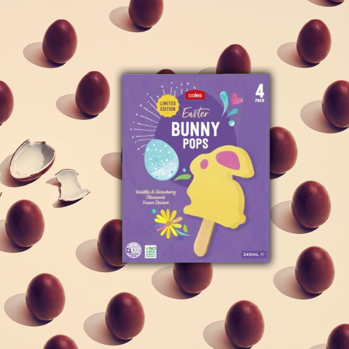 You Can Buy ADORABLE 'Easter Bunny Pops' From Coles!
