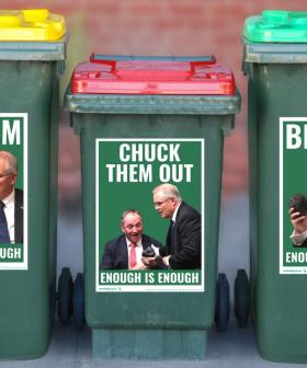 A Sydney Council Is Threatening Not To Collect Bins With Anti-Liberal Party Stickers