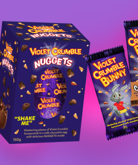 Violet Crumble's New 'Shake Me' Egg Is Filled With Violet Crumble Nuggets!