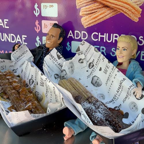 Who Sold The Most Churros At The Easter Show - Jonesy Or Amanda?