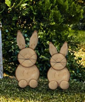 Check Out The Cutest DIY Backyard Bunny For Easter!