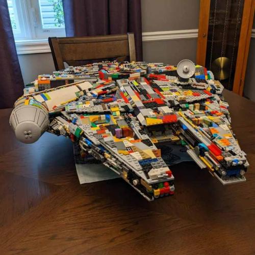 'Thrill Of The Build': Internet Loses Collective Mind Over This LEGO Millennium Falcon