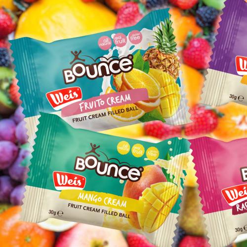 Weis And Bounce Join Forces To Create Fruit Cream Filled Balls!