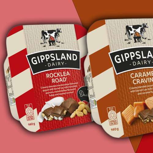 Gippsland Dairy Joins Forces With Darrell Lea To Create New Yoghurt Flavours