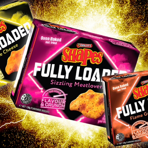 Arnott's Release Brand New 'Fully Loaded' Shapes Flavours!