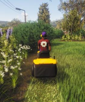 Check Out The 'Lawn Mowing Simulator' Video Game That's Looks Super Chill